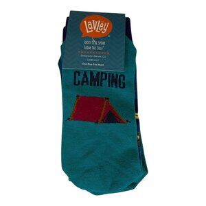 NWT I'd Rather Be‎ Camping Socks
